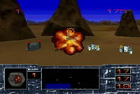 une photo d'Ã©cran de Missile Command 3D sur Atari Jaguar